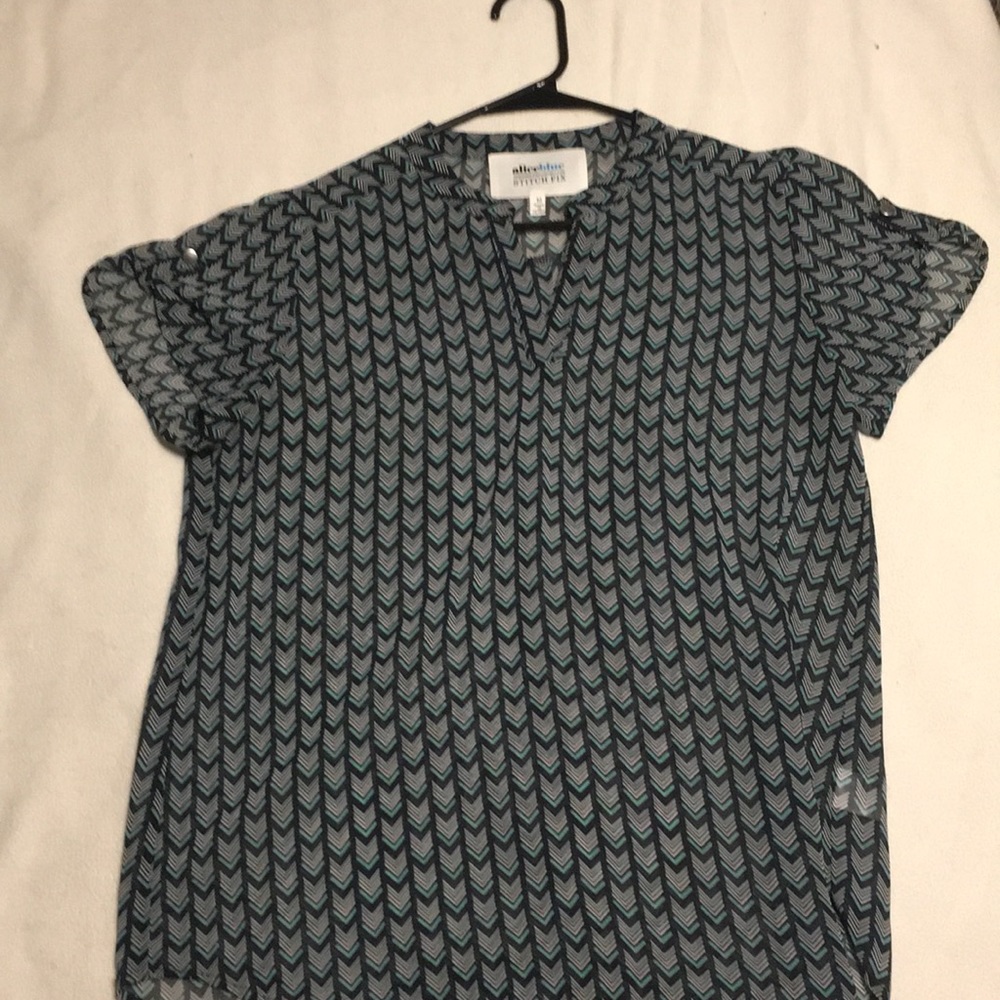Chevron blouse by Alice Blue